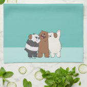 Wir Bare Bears Group Hug Geschirrtuch (Gefaltet)