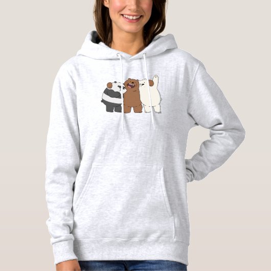 Wir Bare Bears Group Hug Hoodie (Vorderseite)