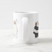 Wir Bare Bears Group Hug Jumbo-Tasse (Rückseite)