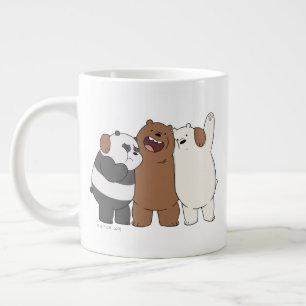 Wir Bare Bears Group Hug Jumbo-Tasse