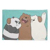 Wir Bare Bears Group Hug Kissenbezug (Rückseite)