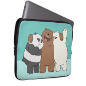Wir Bare Bears Group Hug Laptopschutzhülle (Vorne Rechts)