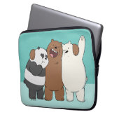 Wir Bare Bears Group Hug Laptopschutzhülle (Vorderseite Links)