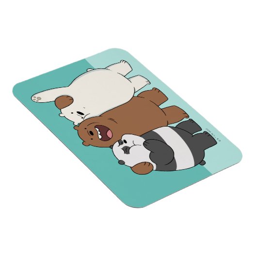 Wir Bare Bears Group Hug Magnet (Rechte Seite)