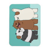 Wir Bare Bears Group Hug Magnet (Vertikal)