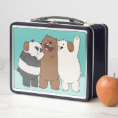 Wir Bare Bears Group Hug Metall Brotdose (Beispiel)