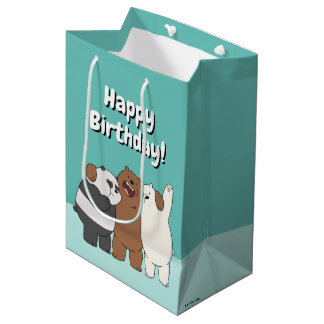 Wir Bare Bears Group Hug Mittlere Geschenktüte
