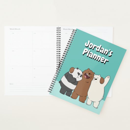 Wir Bare Bears Group Hug Planer (Anzeige)