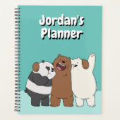 Wir Bare Bears Group Hug Planer (Vorderseite)
