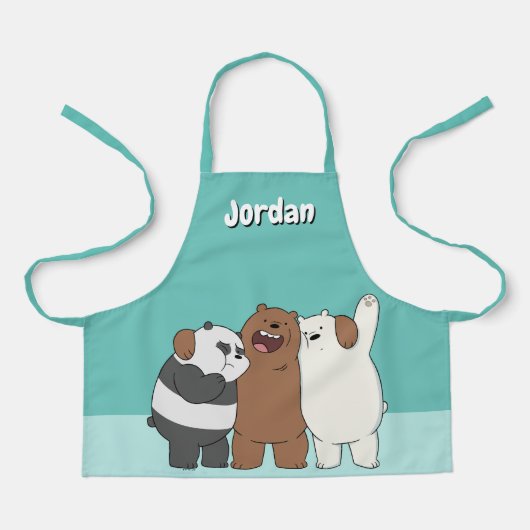 Wir Bare Bears Group Hug Schürze (Vorderseite)