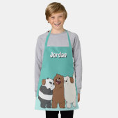 Wir Bare Bears Group Hug Schürze (Getragen)