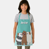 Wir Bare Bears Group Hug Schürze (Insitu)