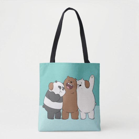 Wir Bare Bears Group Hug Tasche (Vorderseite)