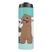 Wir Bare Bears Group Hug Thermosbecher (Vorderseite)