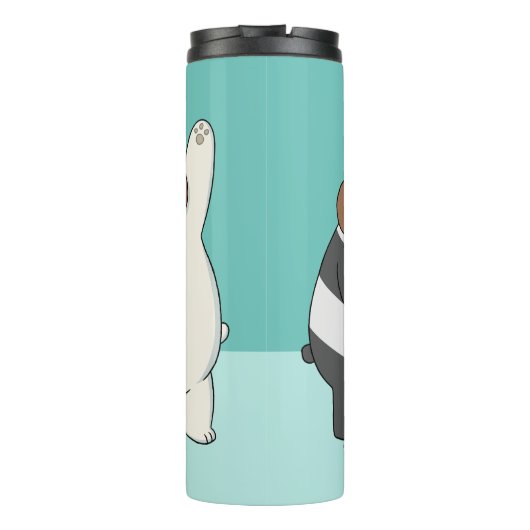 Wir Bare Bears Group Hug Thermosbecher (Rückseite)