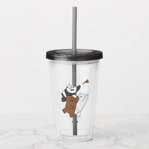Wir Bare Bears - Letzte Pizza Slice Acryltrinkbecher