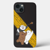 Wir Bare Bears - Letzte Pizza Slice Case-Mate iPhone Hülle (Rückseite)