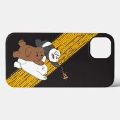 Wir Bare Bears - Letzte Pizza Slice Case-Mate iPhone Hülle (Rückseite (Horizontal))