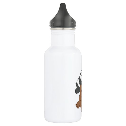 Wir Bare Bears - Letzte Pizza Slice Edelstahlflasche (Links)