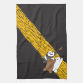 Wir Bare Bears - Letzte Pizza Slice Geschirrtuch (Vertikal)