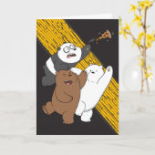 Wir Bare Bears - Letzte Pizza Slice Karte (Gelbe Blume)