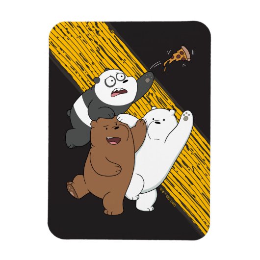Wir Bare Bears - Letzte Pizza Slice Magnet (Vertikal)