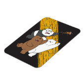 Wir Bare Bears - Letzte Pizza Slice Magnet (Linke Seite)