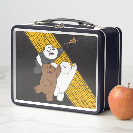 Wir Bare Bears - Letzte Pizza Slice Metall Brotdose (Beispiel)