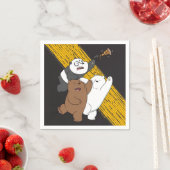 Wir Bare Bears - Letzte Pizza Slice Serviette (Beispiel)