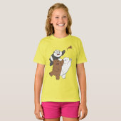 Wir Bare Bears - Letzte Pizza Slice T-Shirt (Vorne ganz)