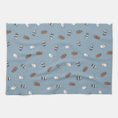 Wir Bare Bears - Muster für Sonnenblumen Geschirrtuch (Horizontal)