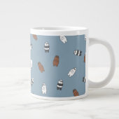 Wir Bare Bears - Muster für Sonnenblumen Jumbo-Tasse (Rechts)