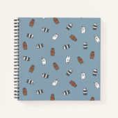 Wir Bare Bears - Muster für Sonnenblumen Notizblock (Vorderseite)