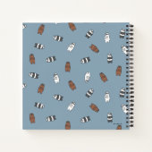 Wir Bare Bears - Muster für Sonnenblumen Notizblock (Rückseite)