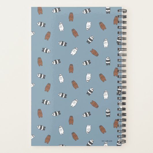 Wir Bare Bears - Muster für Sonnenblumen Planer (Rückseite)