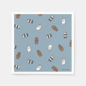 Wir Bare Bears - Muster für Sonnenblumen Serviette (Vorderseite)