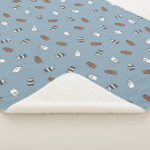 Wir Bare Bears - Muster für Sonnenblumen Sherpadecke (3/4)