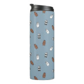 Wir Bare Bears - Muster für Sonnenblumen Thermosbecher (Nach rechts gedreht)