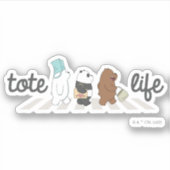 Wir Bare Bears - Tasche Life! Aufkleber (Vorderseite)