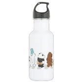 Wir Bare Bears - Tasche Life! Edelstahlflasche (Vorderseite)