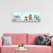 Wir Bare Bears - Tasche Life! Leinwanddruck (Insitu (Wohnzimmer))