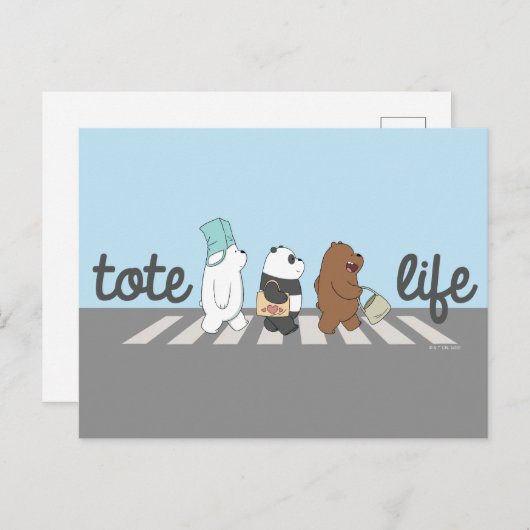 Wir Bare Bears - Tasche Life! Postkarte (Vorne/Hinten)