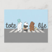 Wir Bare Bears - Tasche Life! Postkarte (Vorderseite)