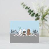 Wir Bare Bears - Tasche Life! Postkarte (Stehend Vorderseite)