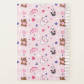 Wir Bare Bears - Valentinisches Herzmuster Planer (Rückseite)