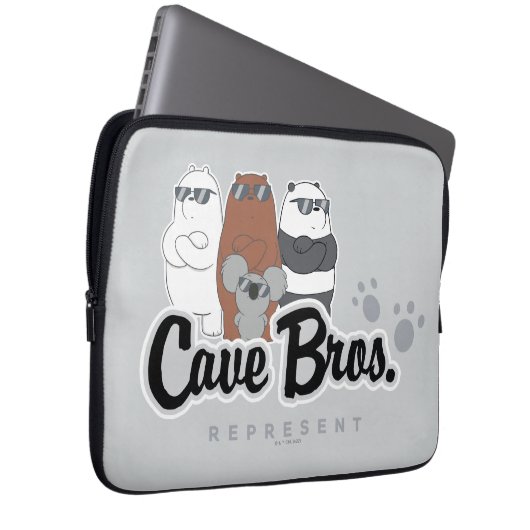 Wir Bären - Höhlenbros. vertreten Laptopschutzhülle (Vorne Rechts)