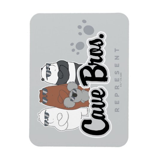 Wir Bären - Höhlenbros. vertreten Magnet (Vertikal)