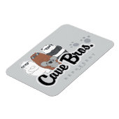 Wir Bären - Höhlenbros. vertreten Magnet (Linke Seite)