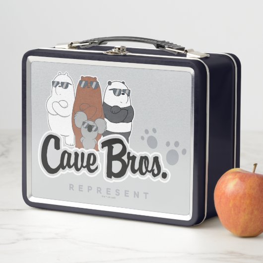 Wir Bären - Höhlenbros. vertreten Metall Brotdose (Beispiel)