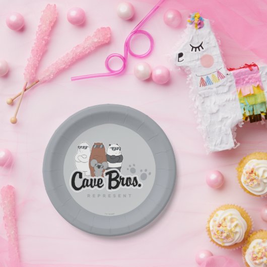 Wir Bären - Höhlenbros. vertreten Pappteller (Party)